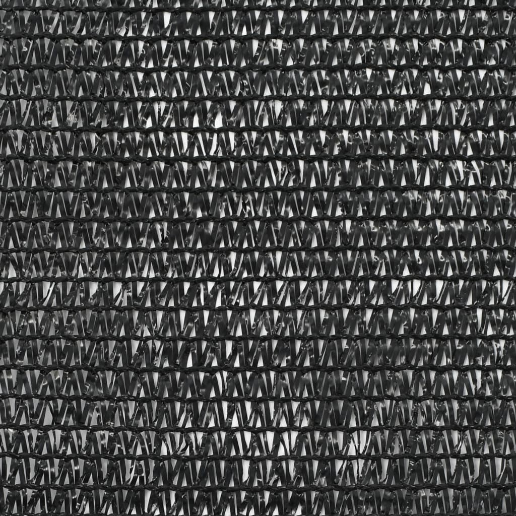 vidaXL tenniseväljaku võrk, HDPE, 2 x 50 m, must