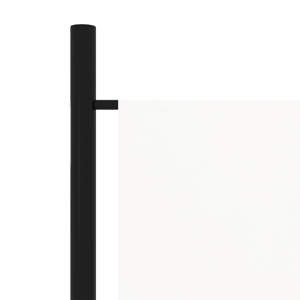 vidaXL 6 paneeliga ruumijagaja, valge, 300 x 180 cm