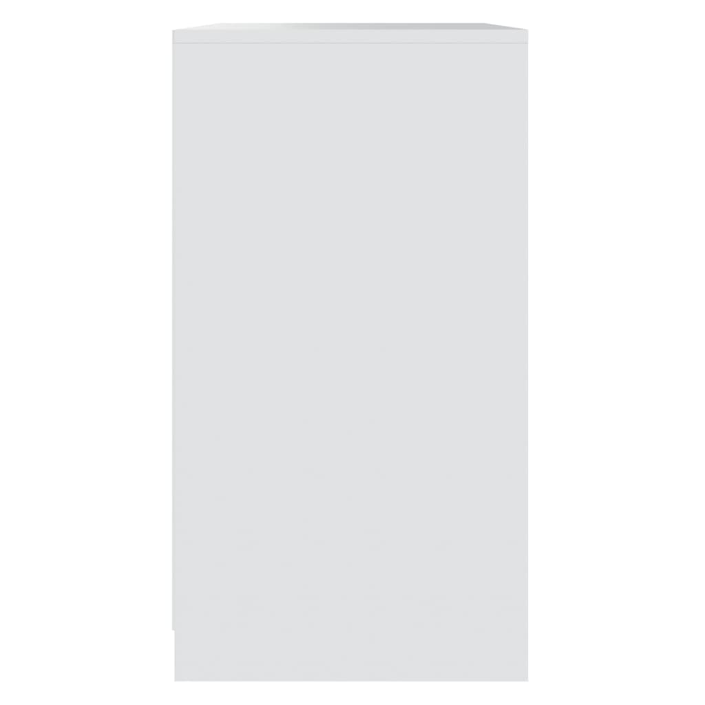 vidaXL puhvetkapp, valge, 70 x 40,5 x 75 cm, puitlaastplaat