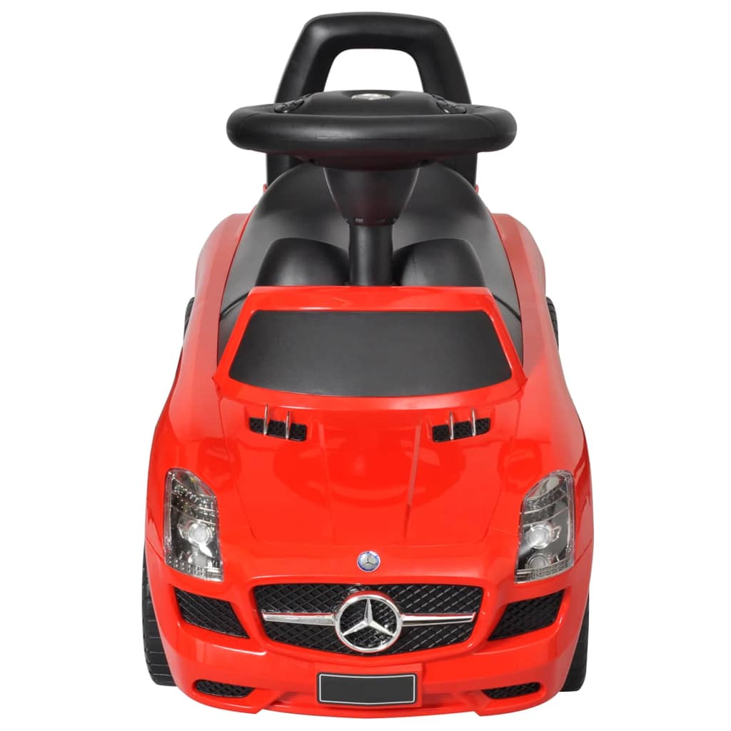 Mercedes Benz lükatav laste mänguauto punane