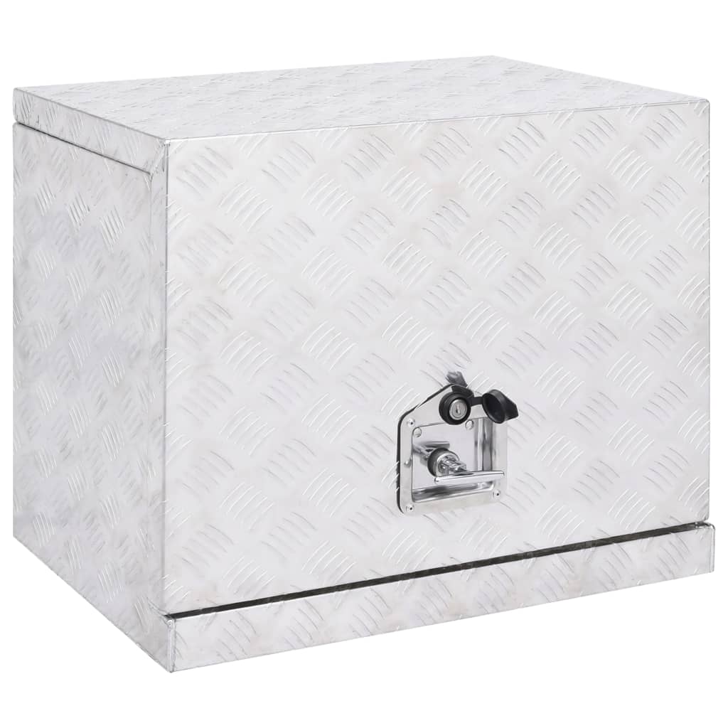 vidaXL alumiiniumist kast 62 x 40 x 50 cm, hõbedane