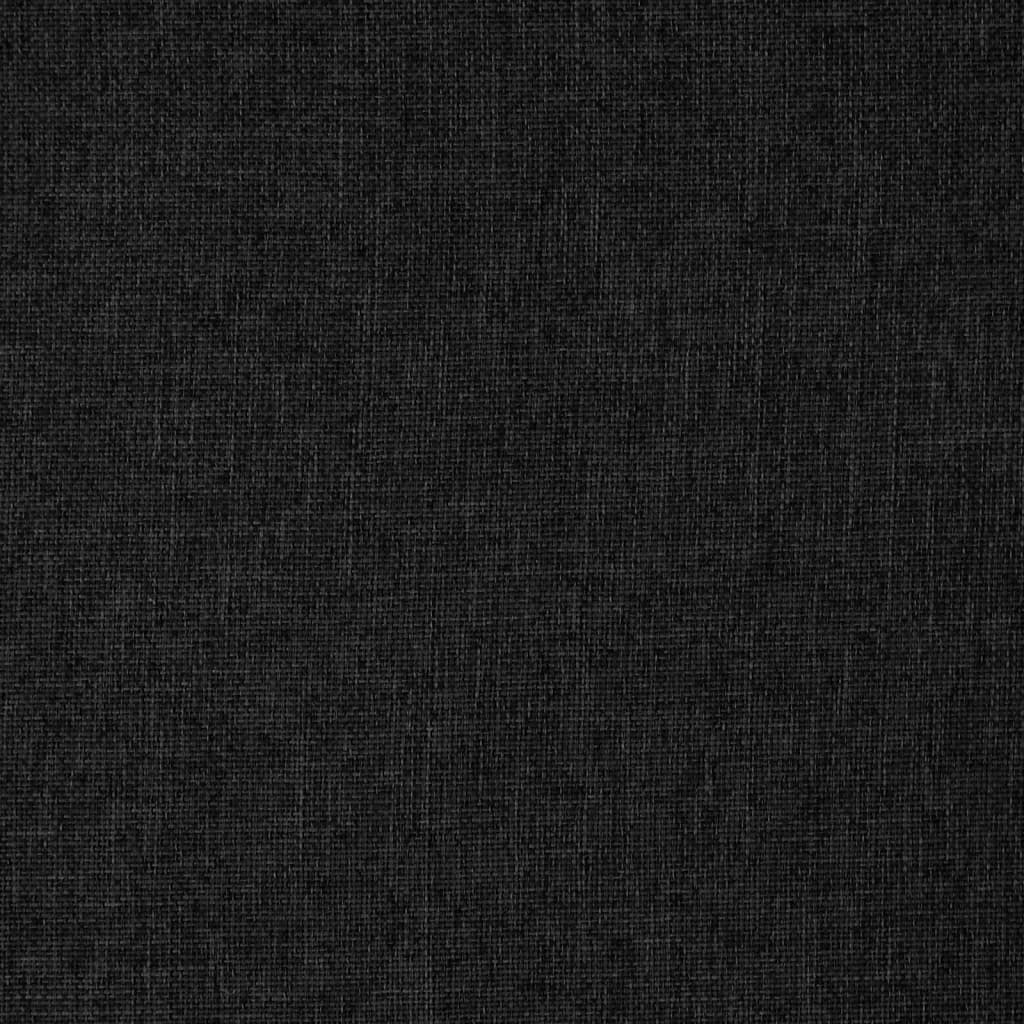 vidaXL kokkuvolditav põrandatool, must, kangas