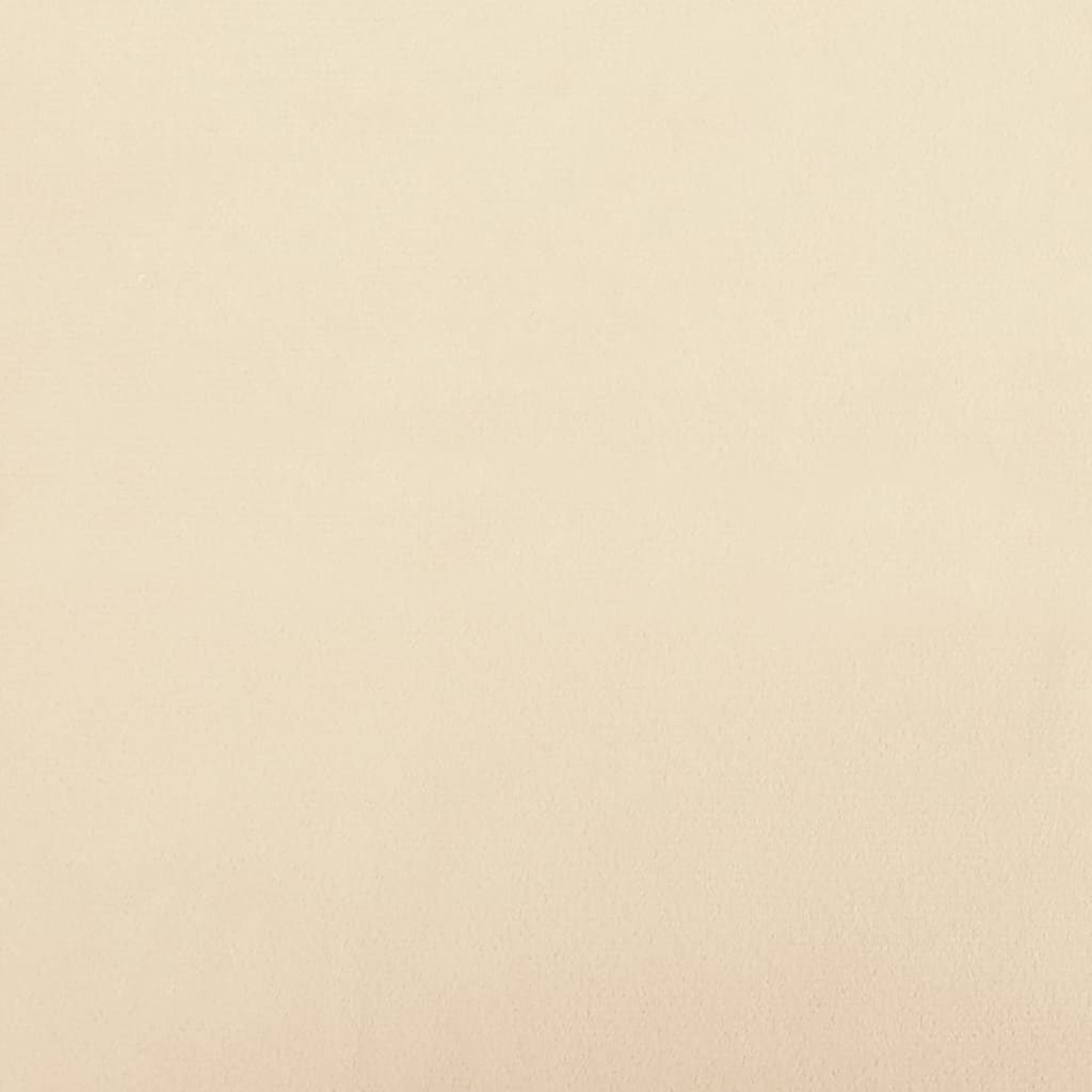 vidaXL jalapink, kreemjas, 78 x 56 x 32 cm, samet