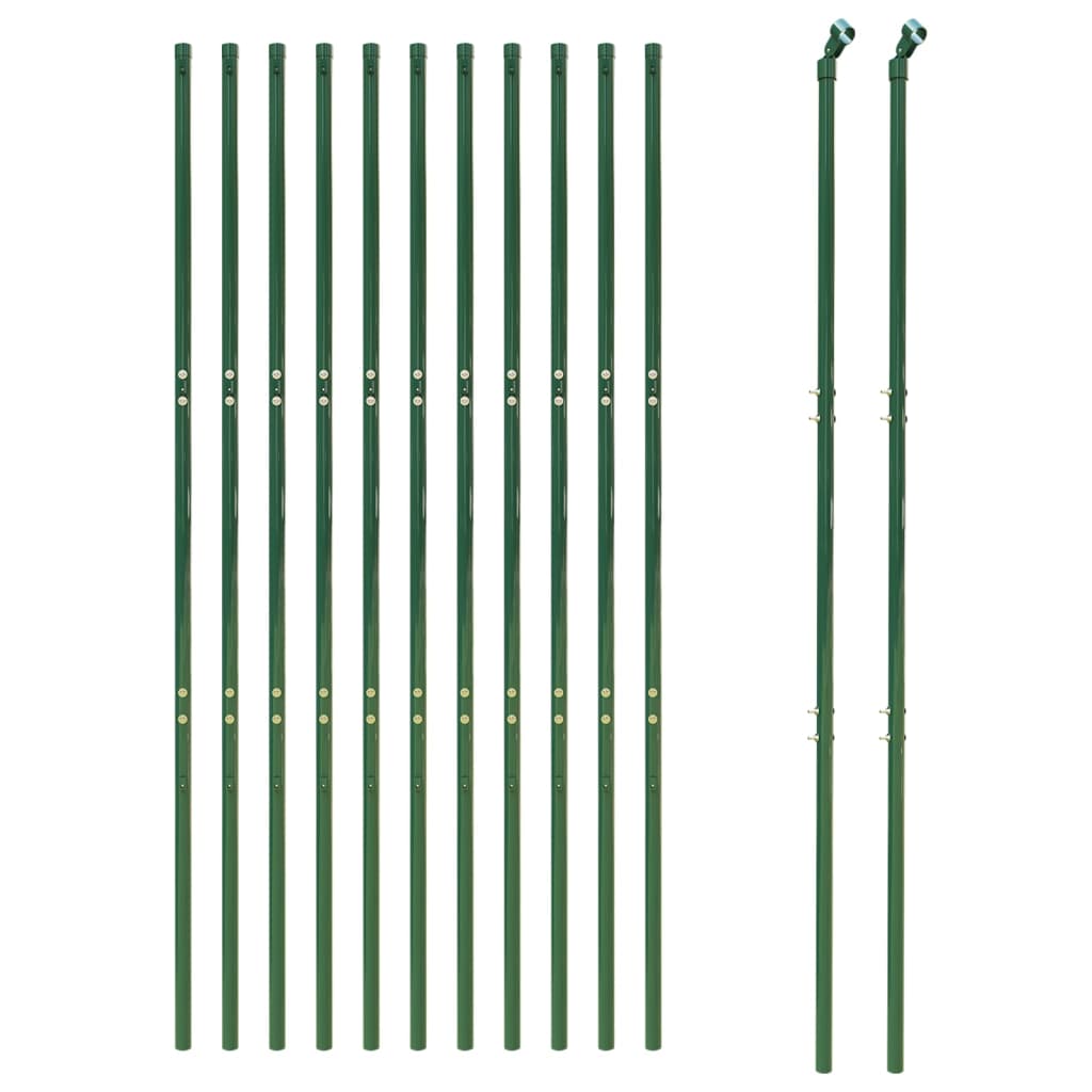 vidaXL võrkaed, roheline, 1,6 x 25 m