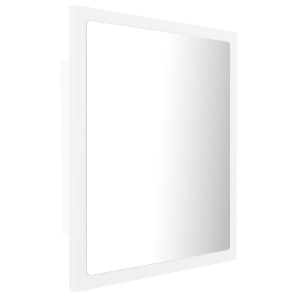 vidaXL LED vannitoa peeglikapp, valge, 40 x 8,5 x 37 cm, akrüül