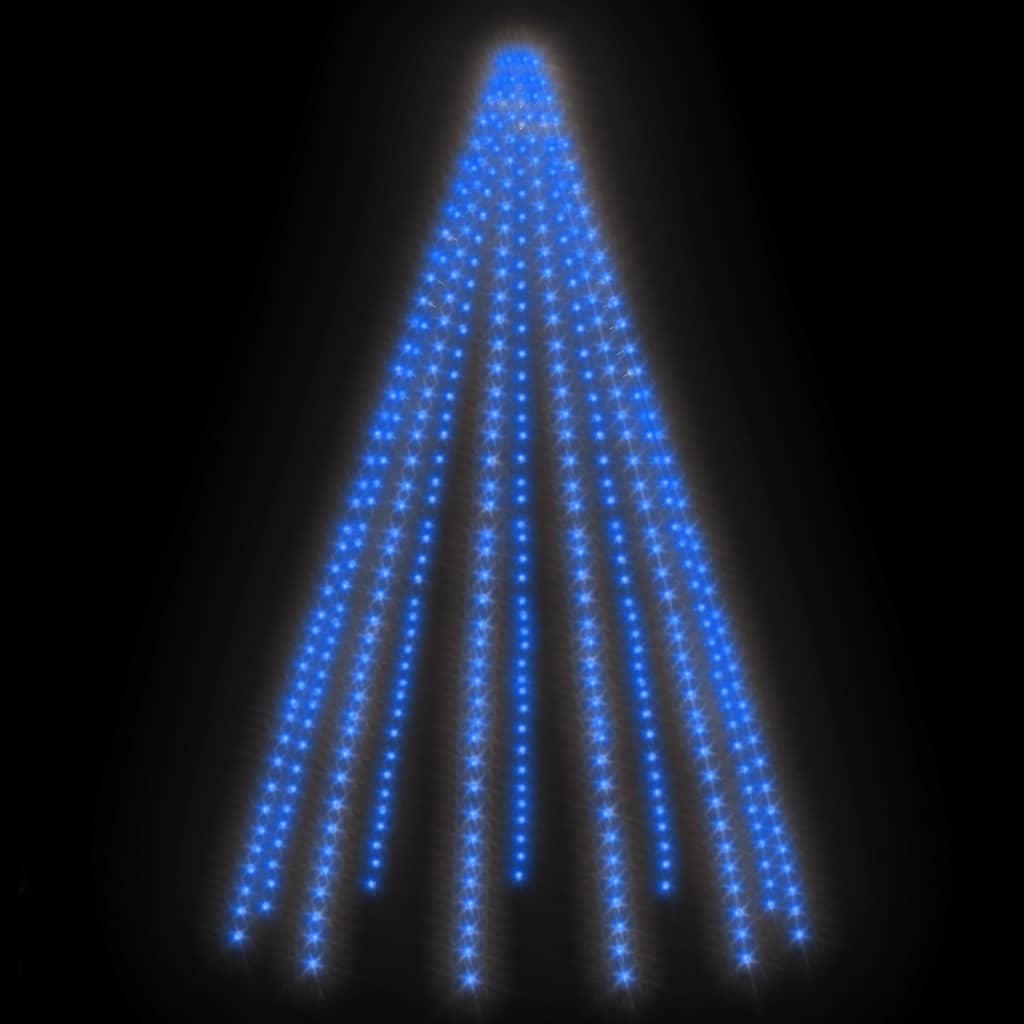 vidaXL puuvalgustid, 500 LEDi, sinine, 500 cm, tuppa ja õue
