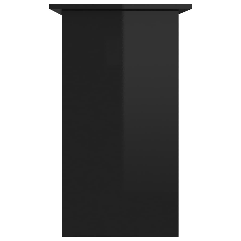 vidaXL kirjutuslaud, must, 80 x 45 x 74 cm, puitlaastplaat