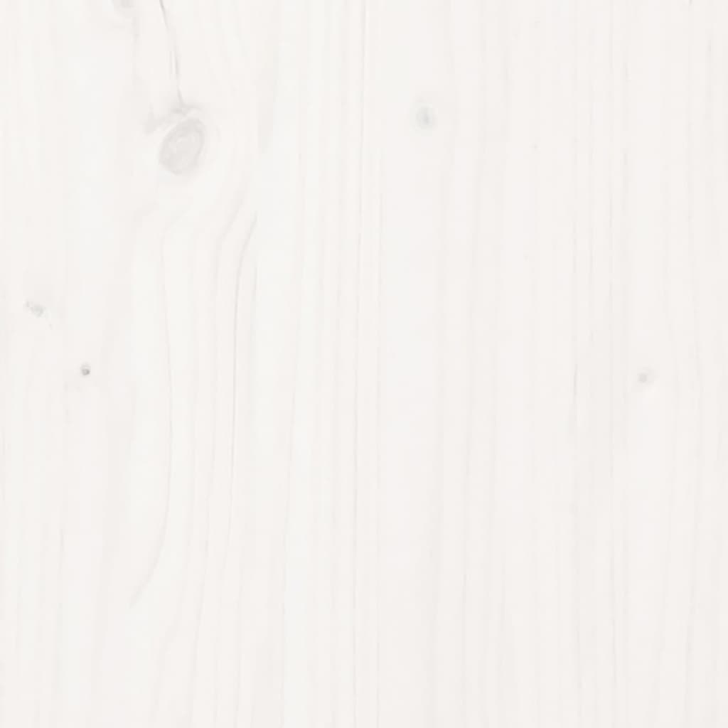 vidaXL kohvilaud, valge, 80 x 55 x 40,5 cm, männipuit