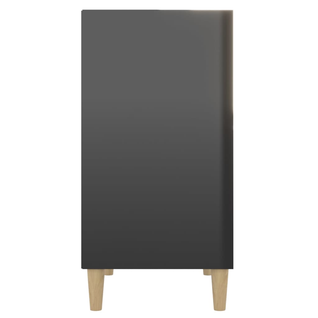 vidaXL puhvetkapp kõrgläikega must 57x35x70 cm, puitlaastplaat