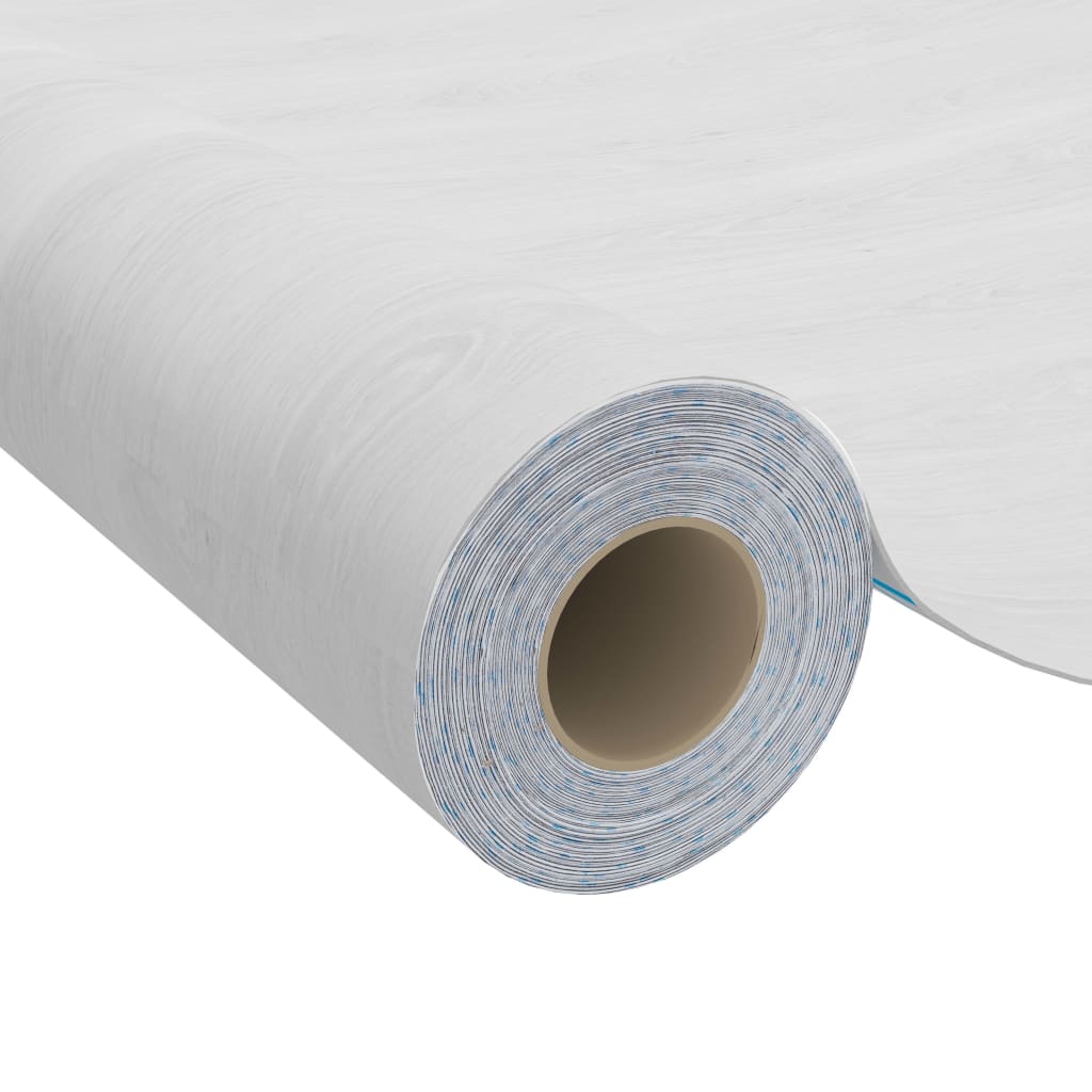 vidaXL iseliimuvad mööblikiled, 2 tk valge puit, 500 x 90 cm, PVC