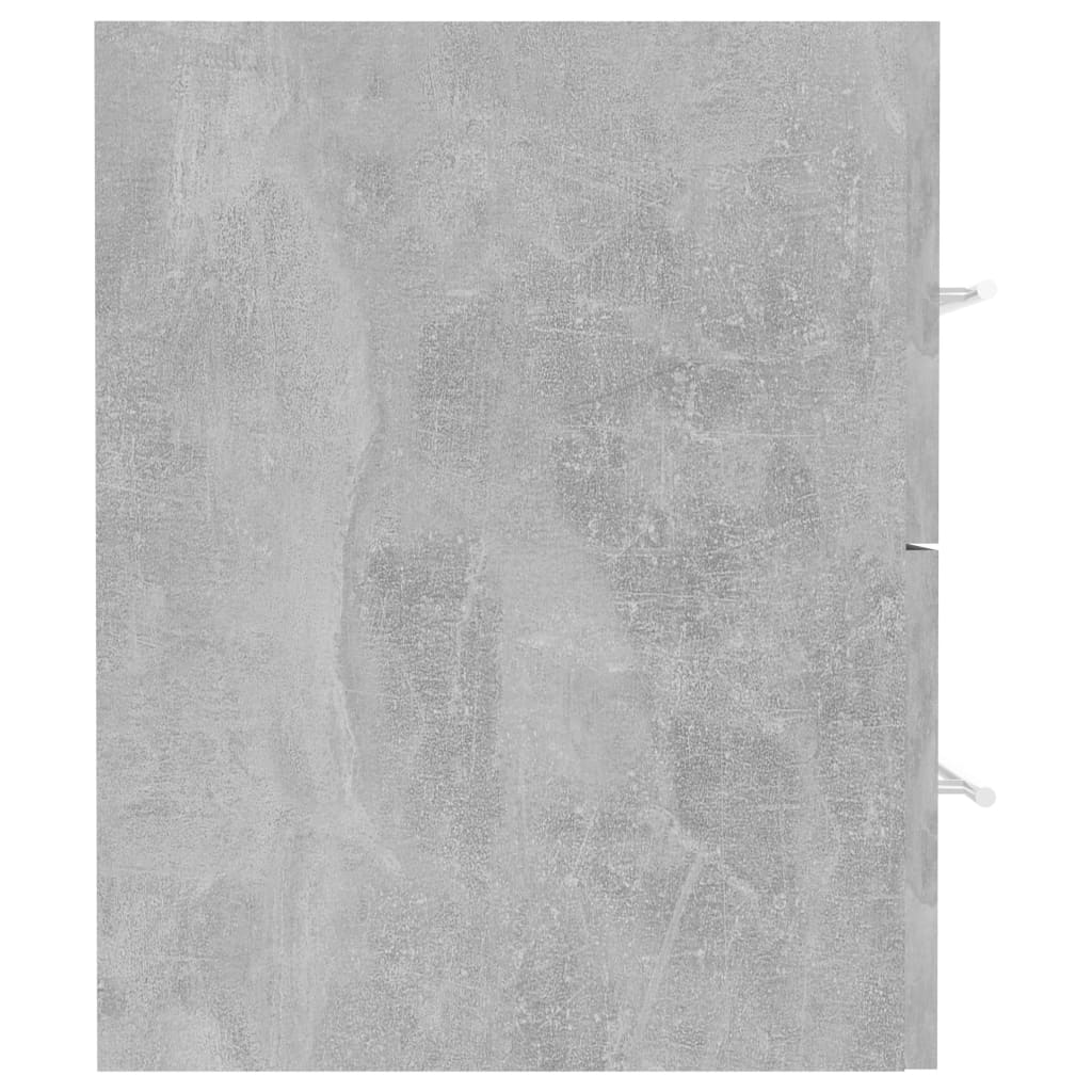 vidaXL valamukapp, betoonhall, 41 x 38,5 x 48 cm, puitlaastplaat