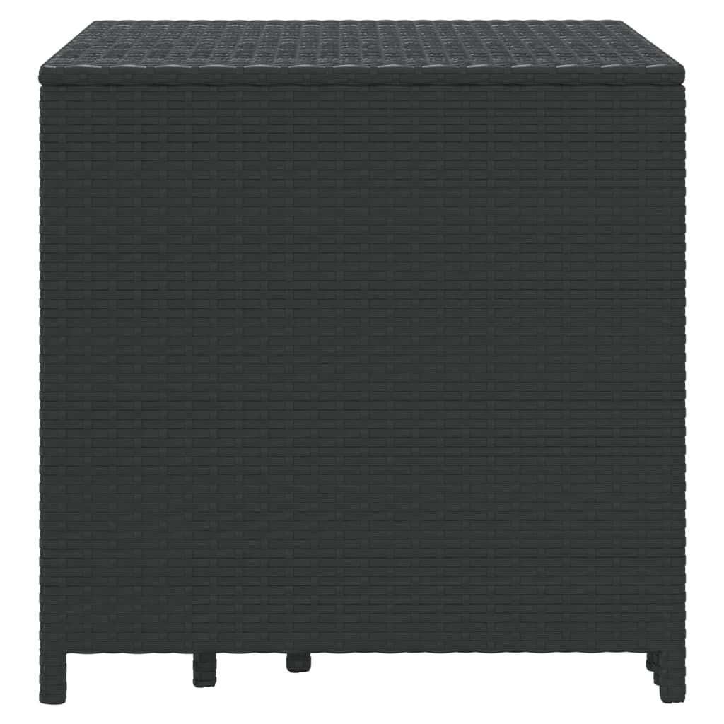 vidaXL virnastatavad lauad 3 tk, must, polürotang