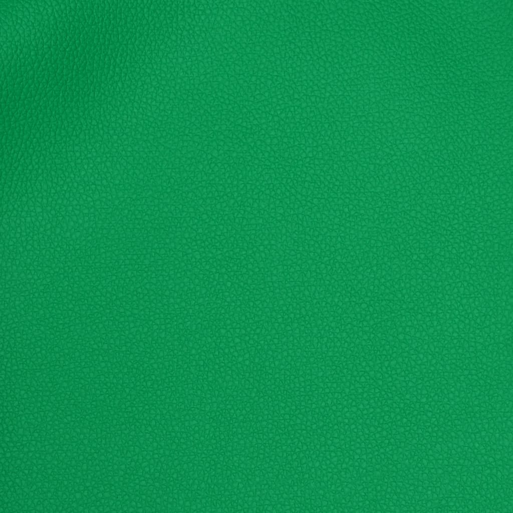 vidaXL pööratav mänguritool, must ja roheline, kunstnahk