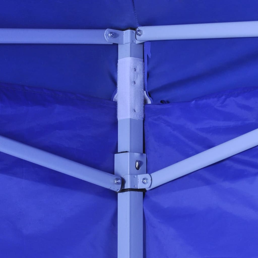 vidaXL sinine kokkupandav telk, 3 x 3 cm nelja seinaga
