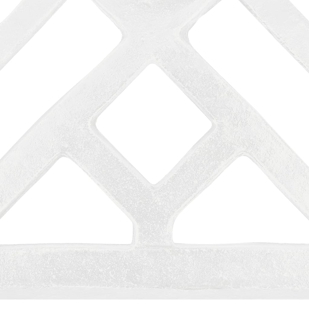 vidaXL päikesevarju alus, valge, 44x44x31 cm, malm