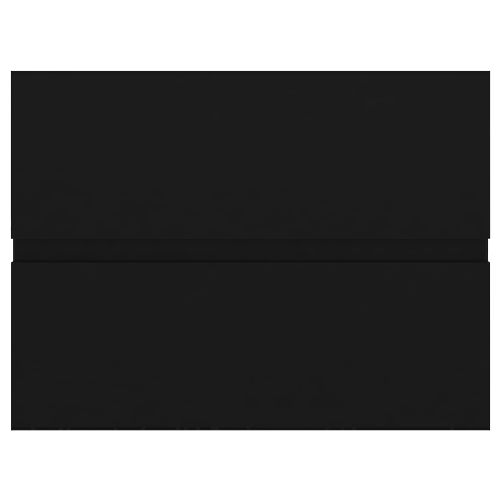 vidaXL valamukapp, must, 60 x 38,5 x 45 cm puitlaastplaat