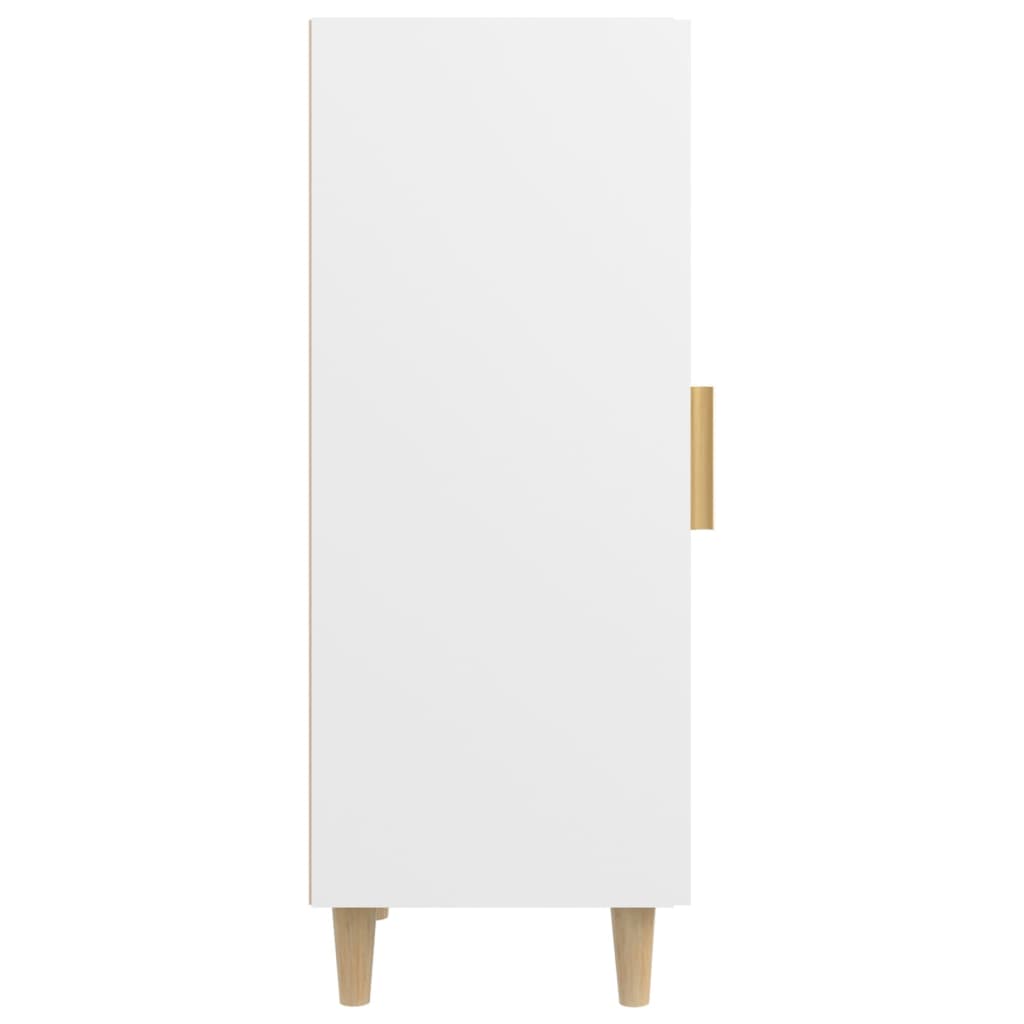 vidaXL puhvetkapp, valge, 34,5 x 34 x 90 cm, tehispuit