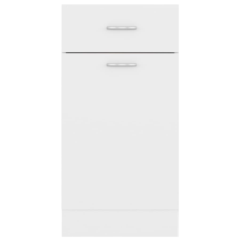 vidaXL köögikapp, valge, 40 x 46 x 81,5 cm, puitlaastplaat