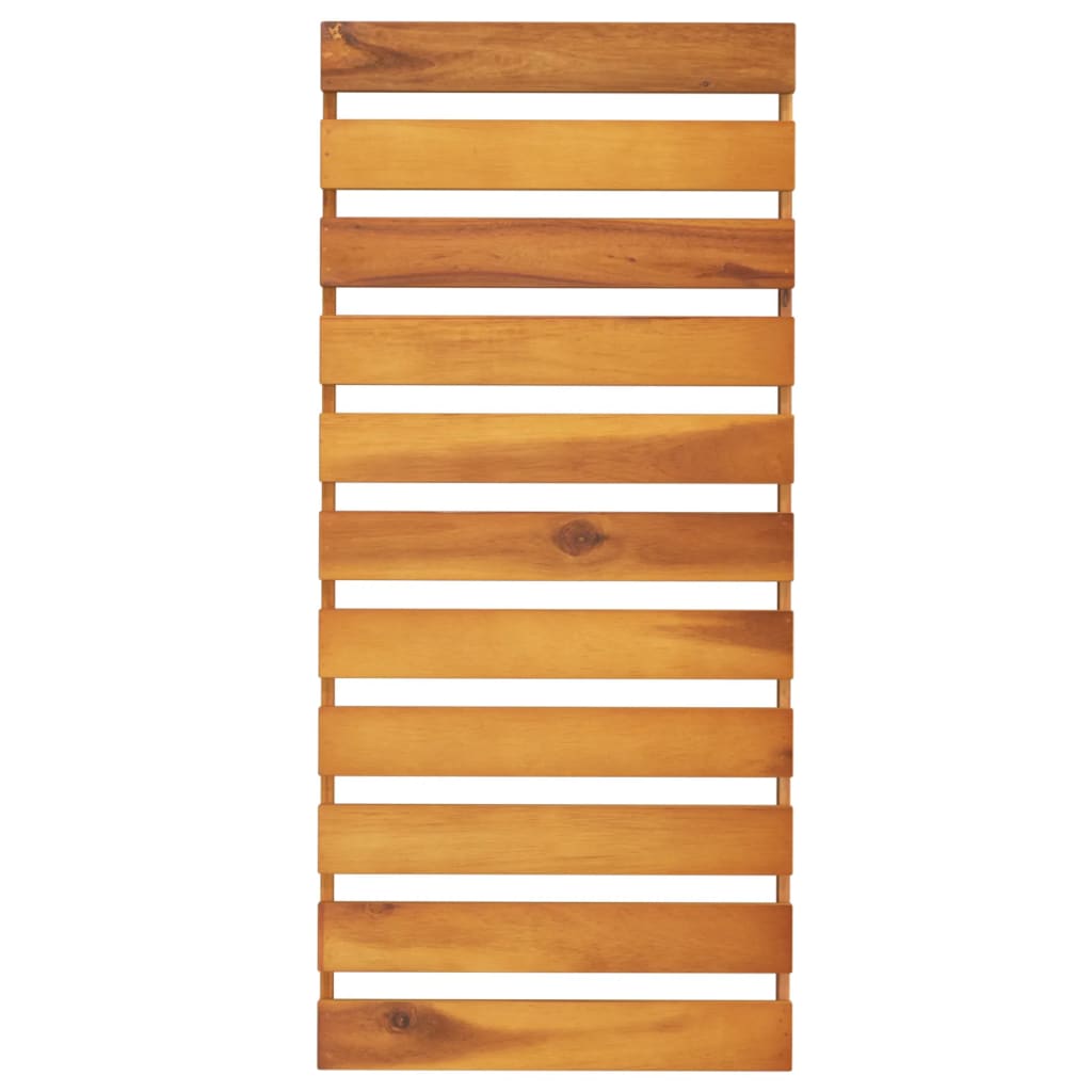 vidaXL 3-korruseline kokkupandav riiul, pruun, 70x31x63 cm, akaatsia