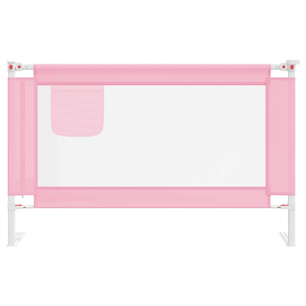 vidaXL voodipiire väikelapse voodile, roosa, 120 x 25 cm, kangas