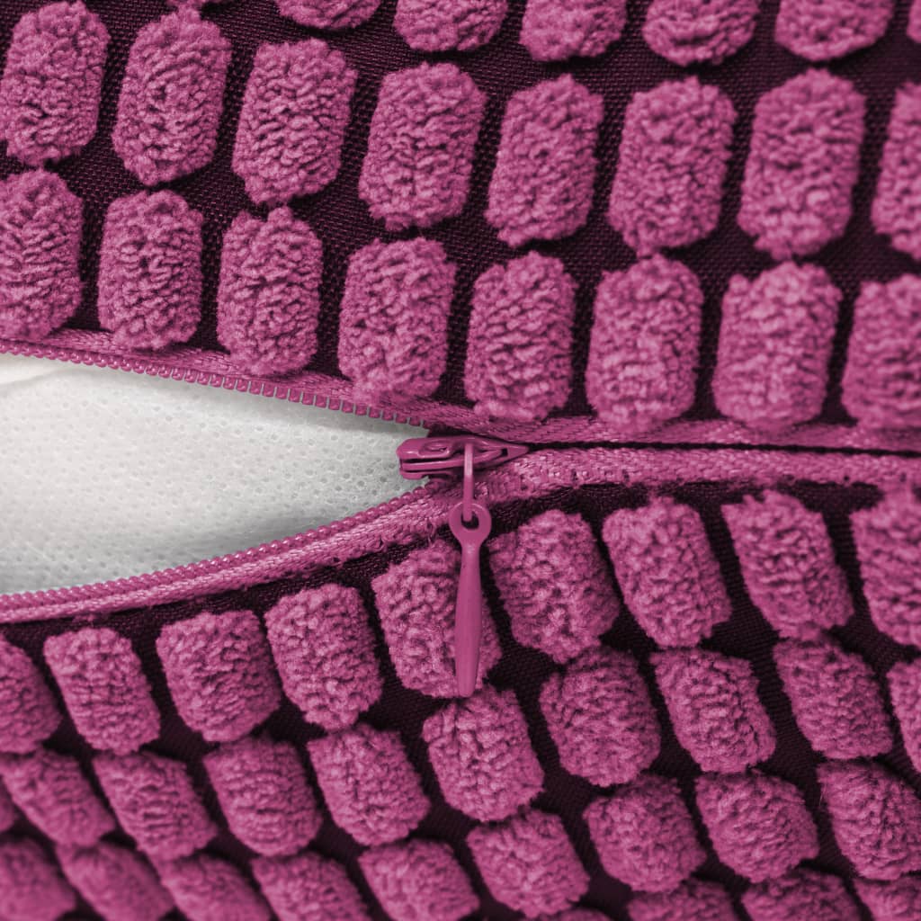 vidaXL veluurist diivanipatjade komplekt, 2 tk, 40 x 60 cm, roosa