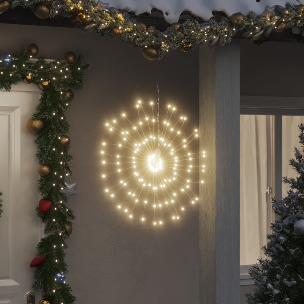 vidaXL jõulutuled 140 LEDi, 8 tk, soe valge, 17 cm