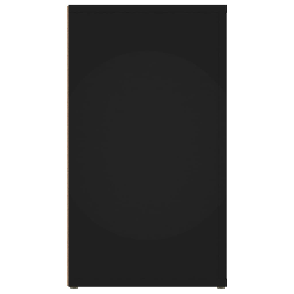 vidaXL puhvetkapp, must, 80 x 30 x 54 cm, tehispuit