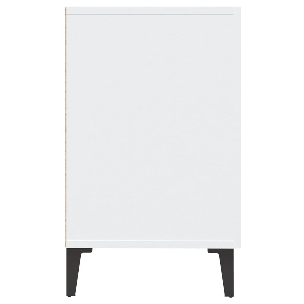 vidaXL puhvetkapp, kõrgläikega valge, 100 x 36 x 60 cm, tehispuit