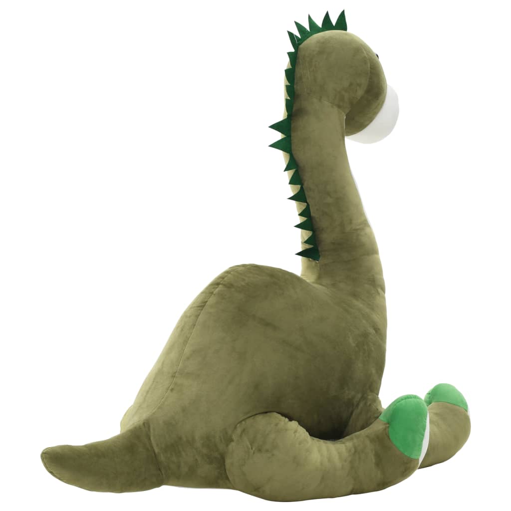vidaXL dinosaurus brontosaurus kaisuloom, plüüs, roheline