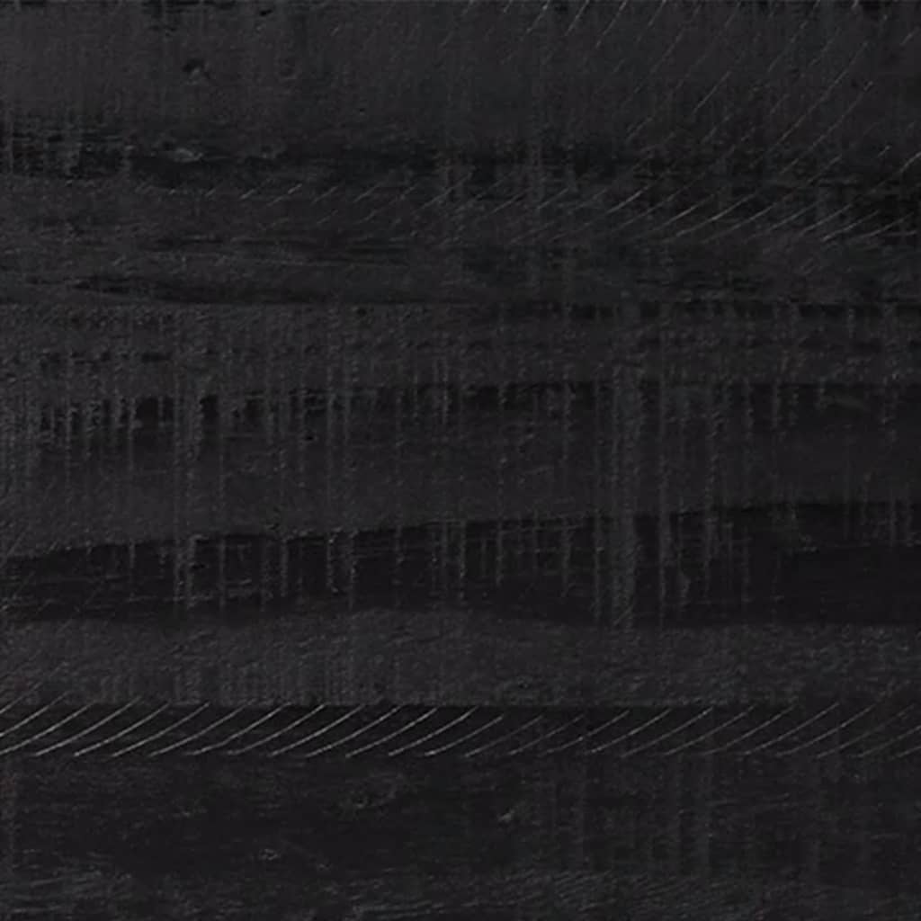 vidaXL kohvilaud, must, 90 x 50 x 35 cm, männipuit