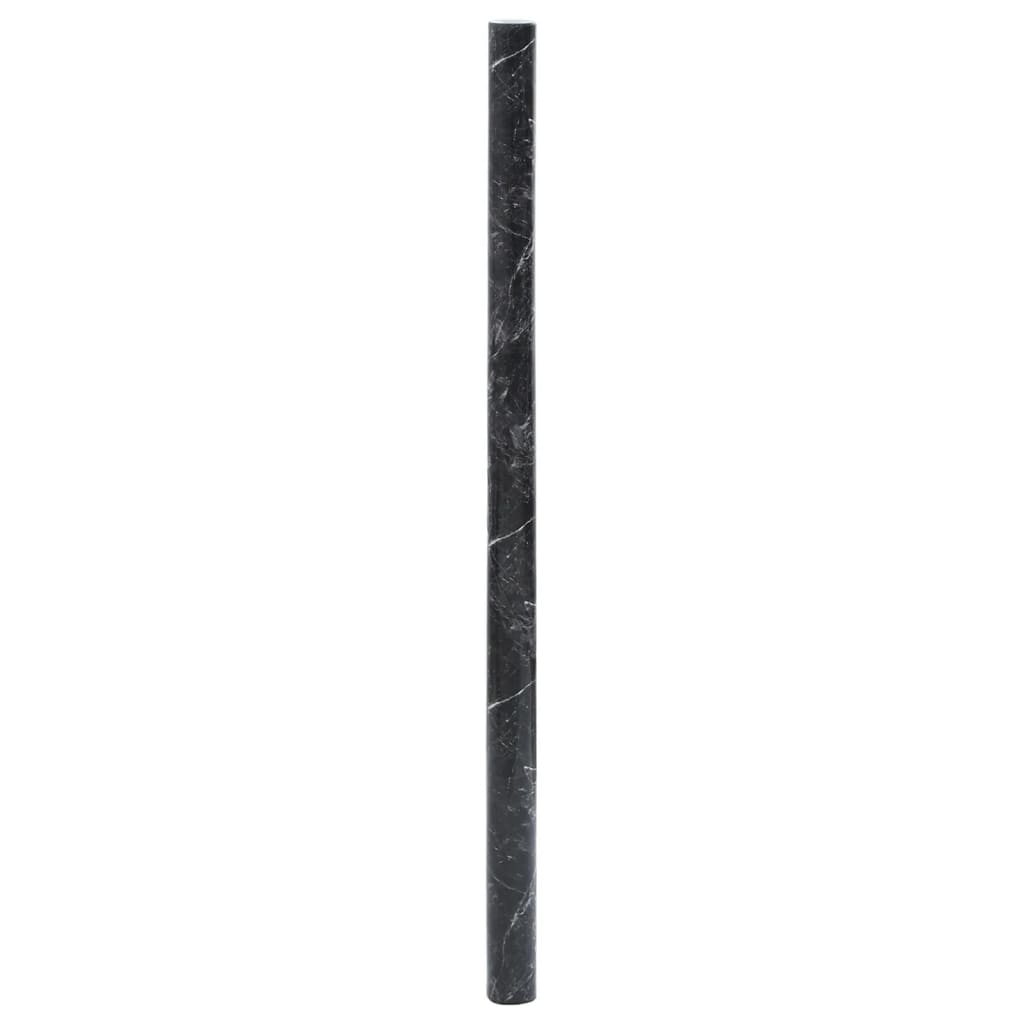 vidaXL isekleepuvad mööblikiled, must marmor, 90 x 500 cm, PVC