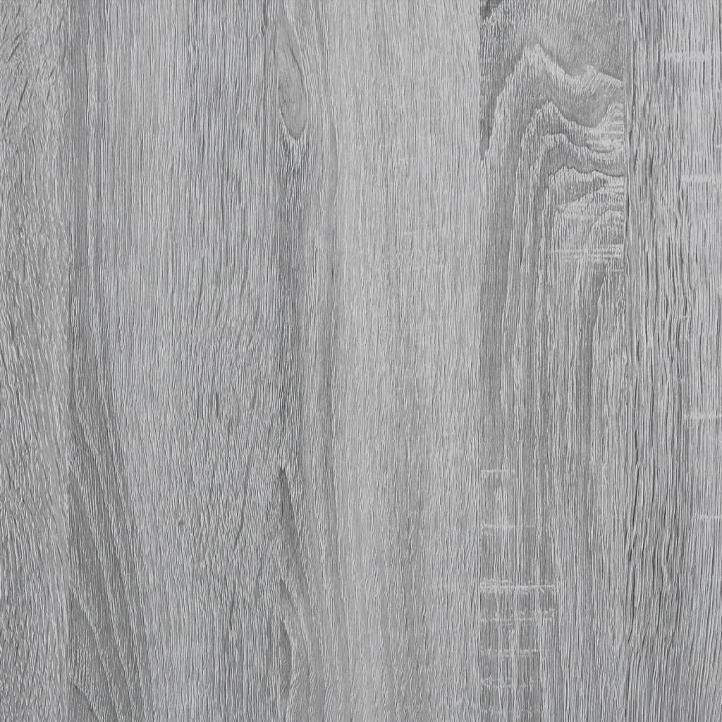 vidaXL sahtlitega päevavoodi, hall Sonoma tamm, 75 x 190 cm, tehispuit