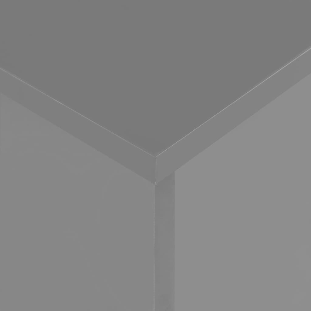 vidaXL pikendatav söögilaud, kõrgläikega, 175 x 90 x 75 cm