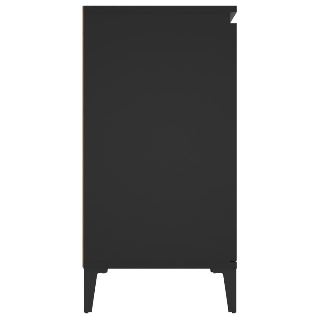 vidaXL puhvetkapp, must, 104 x 35 x 70 cm, puitlaastplaat