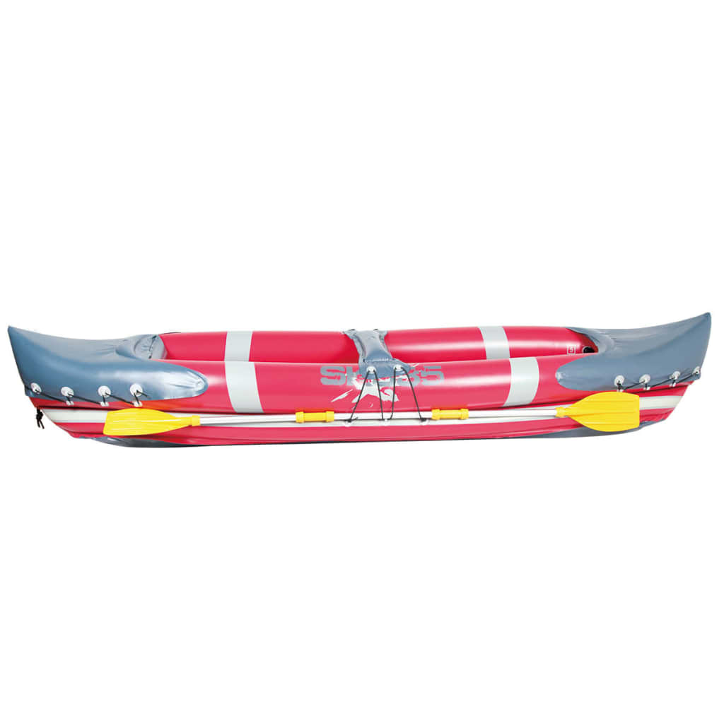 Täispuhutav Kayak sõudepaat alumiiniumist aerudega 330 x 81 cm