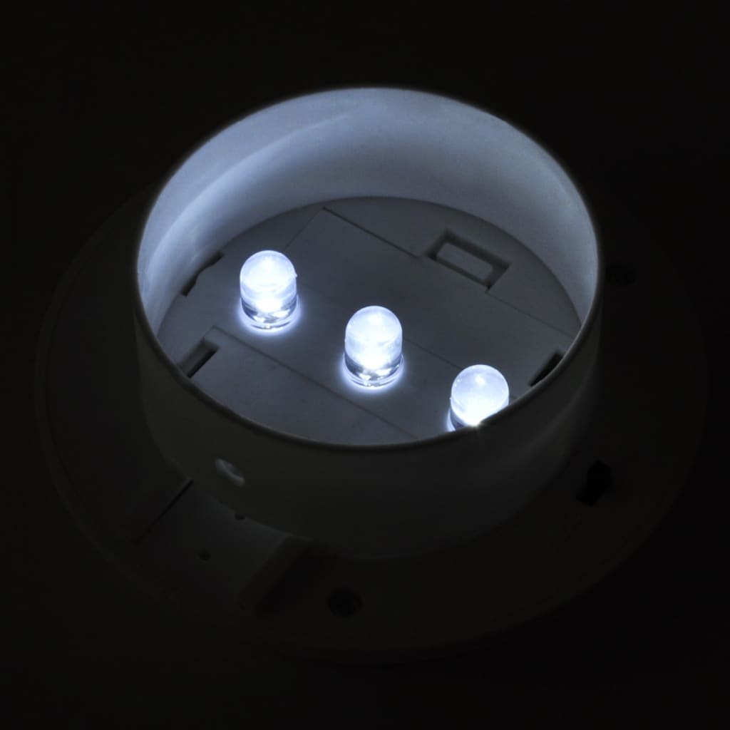 vidaXL päikesepatareiga aiavalgustid 12 tk LED valge