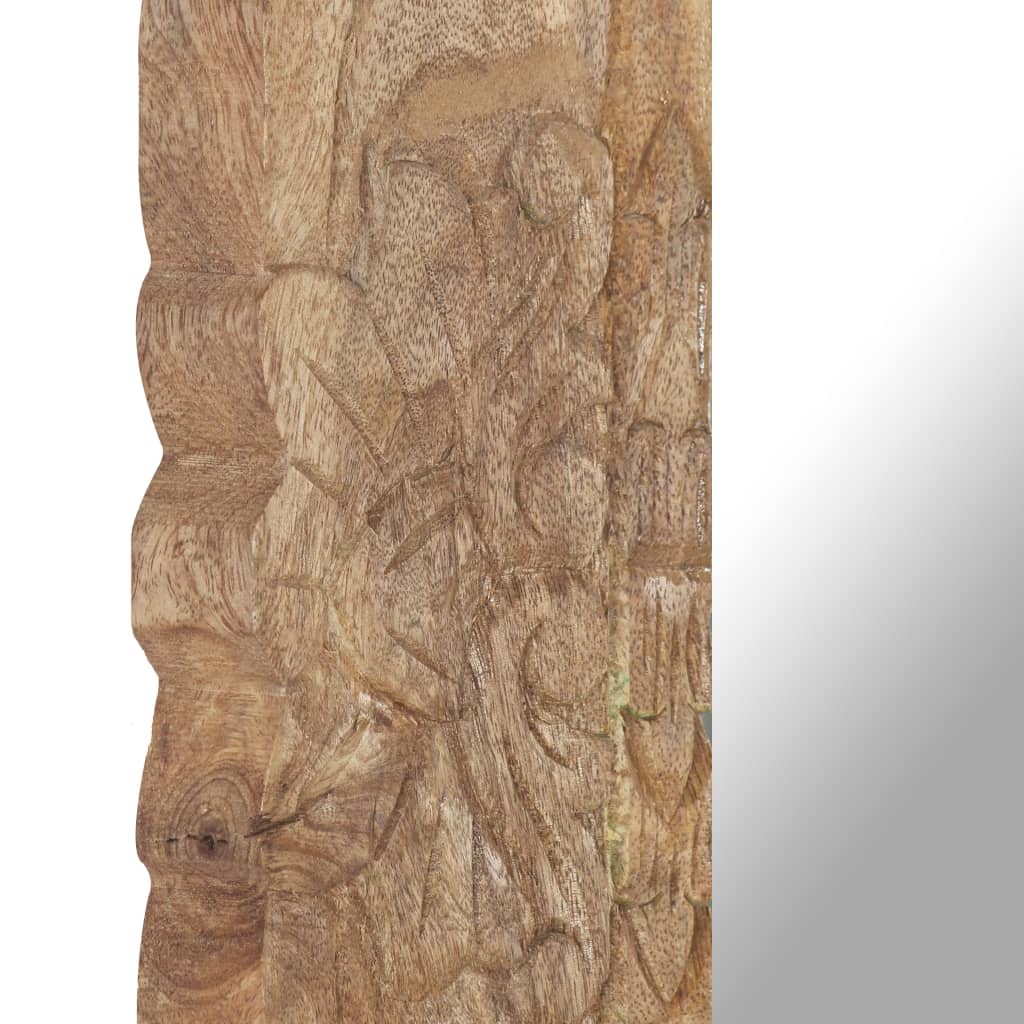 vidaXL, peegel, 50 x 50 cm, mangopuit
