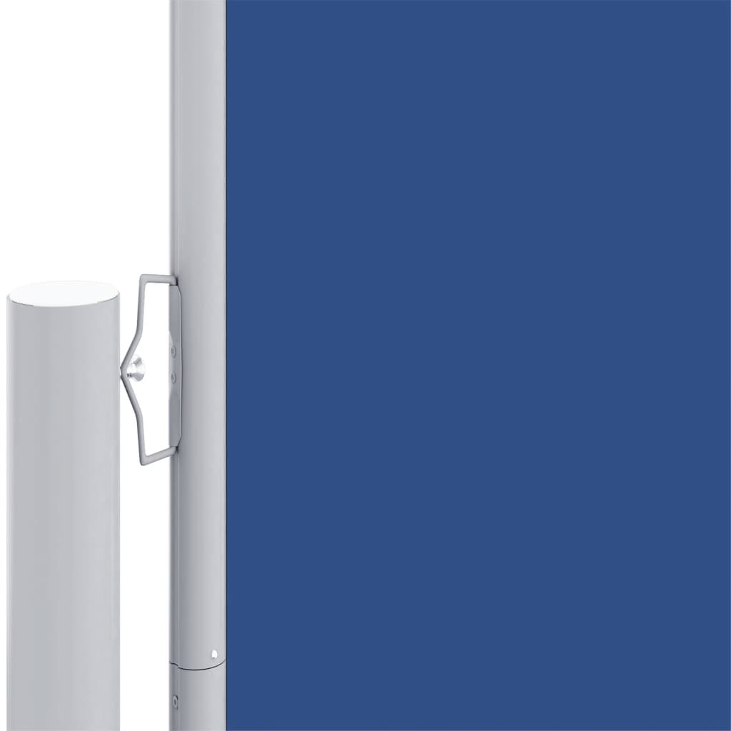 vidaXL lahtitõmmatav külgsein, 180 x 1200 cm, sinine