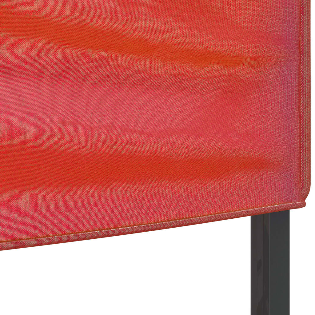 vidaXL kokkupandav peotelk, punane, 3 x 6 m