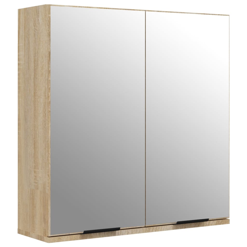 vidaXL vannitoa peegelkapp, Sonoma tamm, 64 x 20 x 67 cm