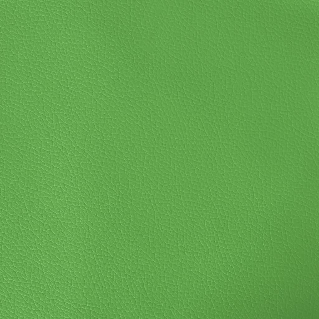 vidaXL mänguritool jalatoega, must ja roheline, kunstnahk