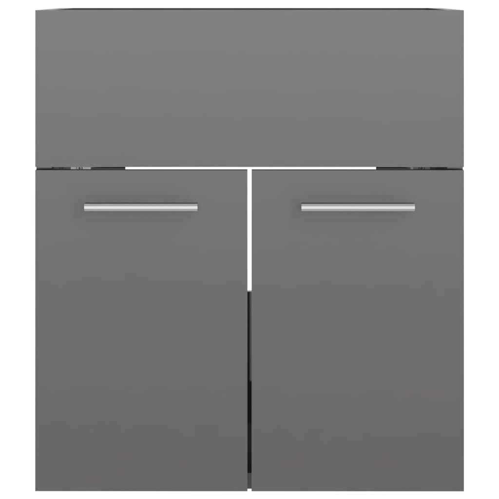 vidaXL valamukapp, hall kõrgläige, 41 x 38,5 x 46 cm, puitlaastplaat
