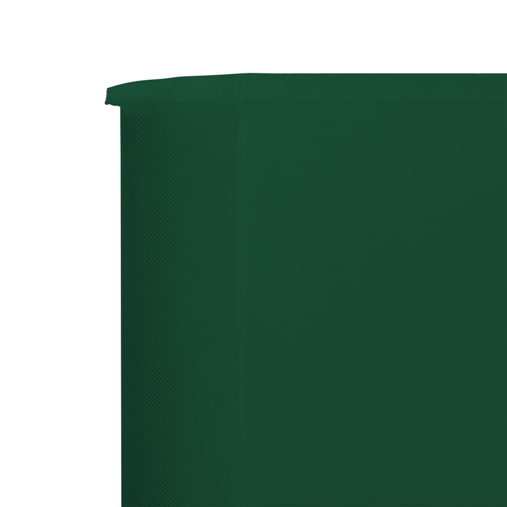 vidaXL tuulekaitse sein 3 paneelist, kangas, 400 x 80 cm roheline