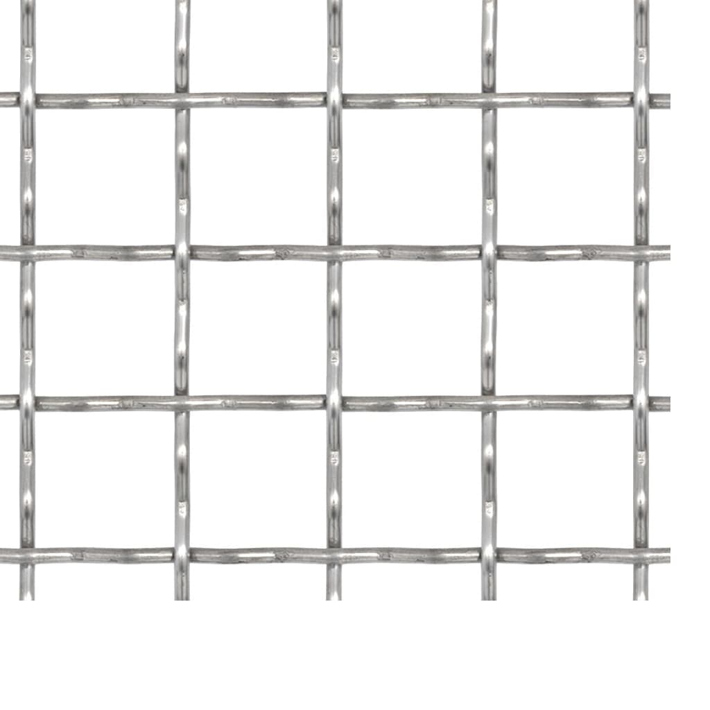 vidaXL võrkaed, roostevaba teras 50 x 50 cm, 21 x 21 x 2,5 mm