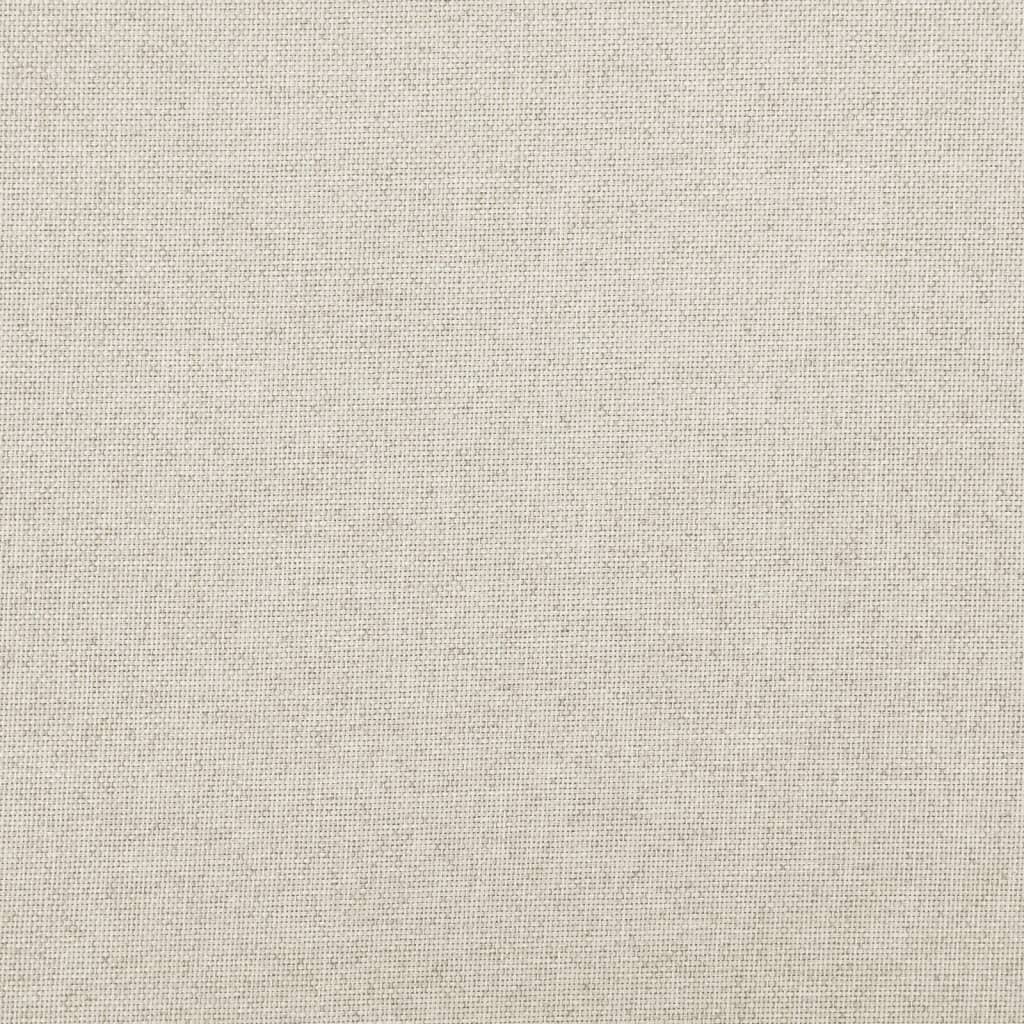 vidaXL kokkupandav hoiupink, kreemjasvalge, 76x38x38 cm, kunstlina