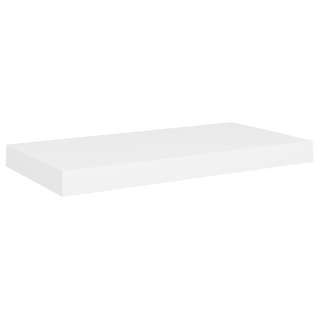 vidaXL seinariiulid, 2 tk, valge, 50 x 23 x 3,8 cm MDF