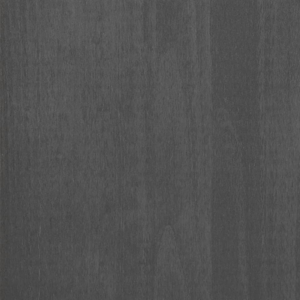 vidaXL öökapp "HAMAR", tumehall, 40x35x62 cm, männipuit