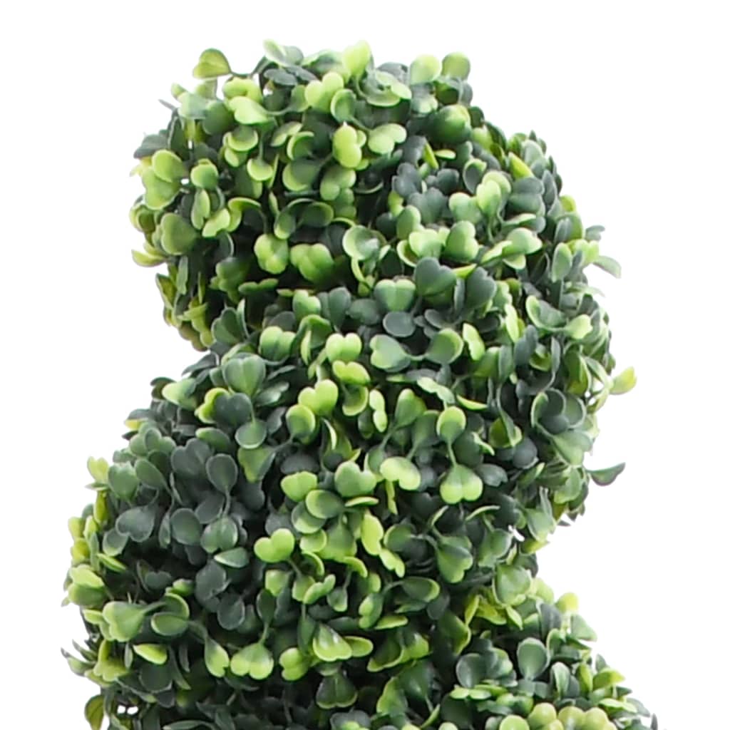 vidaXL kunsttaim pukspuu spiraal lillepotiga, roheline,100 cm