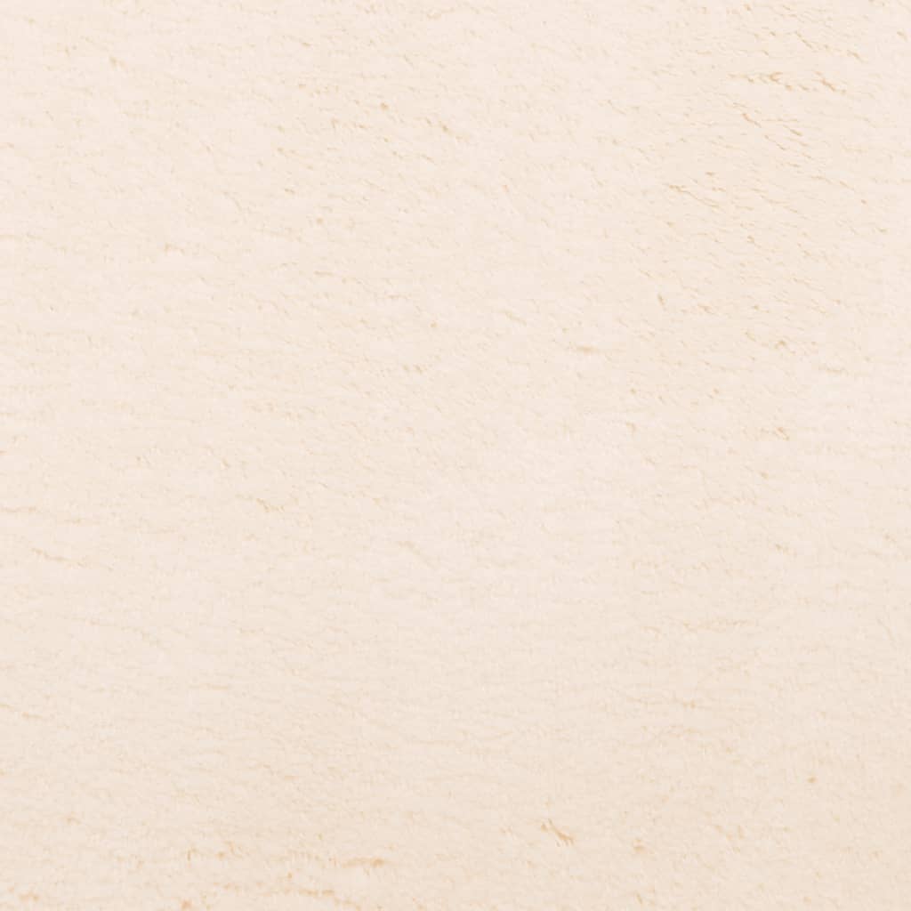 vidaXL vaip "HUARTE", lühikese narmaga, pestav, beež, 60 x 110 cm