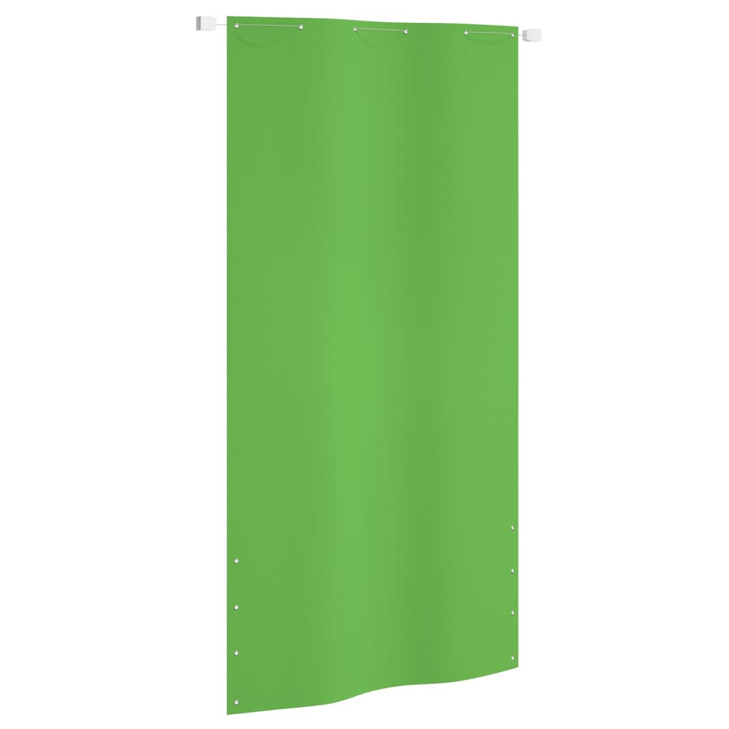 vidaXL rõdusirm, heleroheline, 120 x 240 cm, Oxfordi kangas